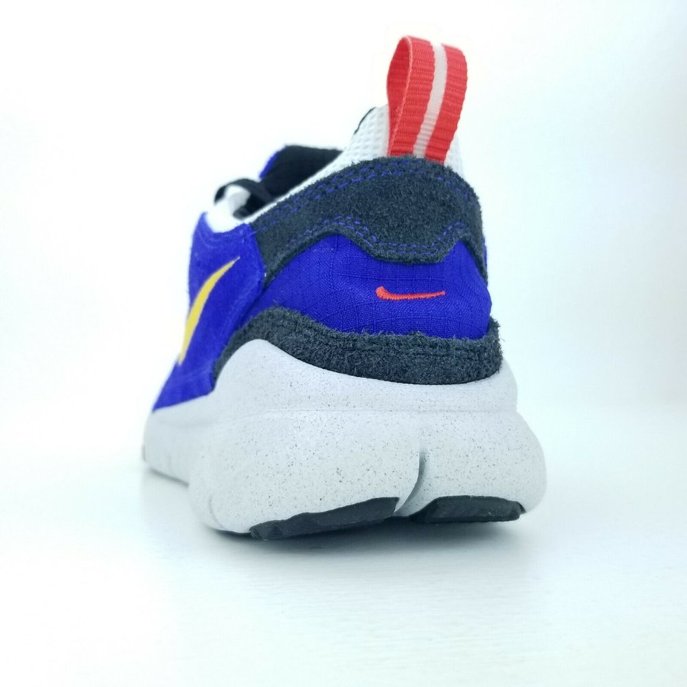 Nike Free Run Trail Men's Running Shoes Blue Taxi Yellow CW5814 401 Sizes 6-13 - Picture 6 of 8